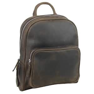 12 in. Full-Grain Leather Backpack