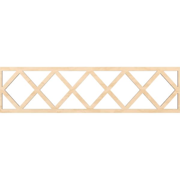Wolford Fretwork 0.25 in. D x 47 in. W x 12 in. L Birch Wood Panel Moulding