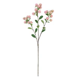 30 in. Pink Artificial Wild Berry Filler Flower Stem Spray (Set of 4)