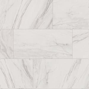 Starmount White Quartz 15 in. x 30 in. Glazed Porcelain Stone Look Floor and Wall Tile (16.35 sq. ft. / Case)