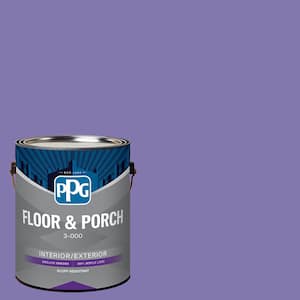 1 gal. PPG1247-6 Purple Rhapsody Satin Interior/Exterior Floor and Porch Paint