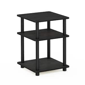 Turn-N-Tube Black/Black 14.6 in. W Nightstand