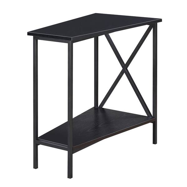 Convenience Concepts Tucson Black Wedge End Table R4-0268 - The Home Depot