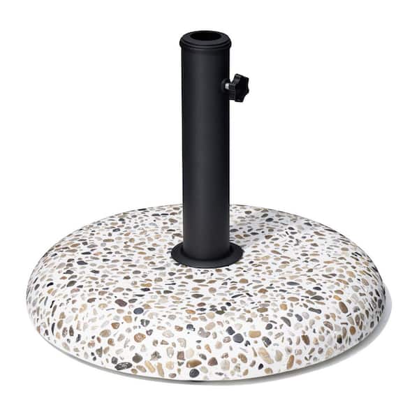 45 lbs. Weighted Concrete Market Patio Umbrella Base in Cobblestone