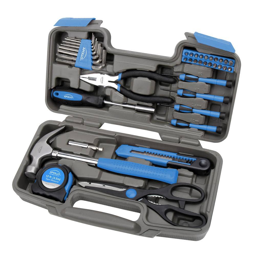 Apollo Home Tool Kit (53-Piece) DT9408 - The Home Depot