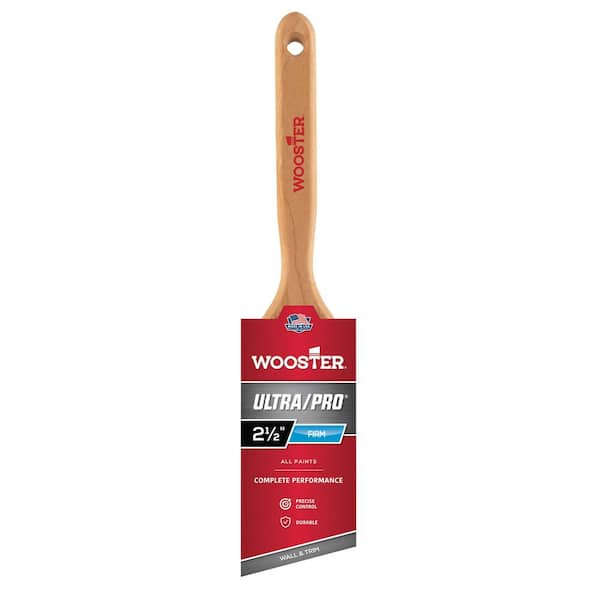 Wooster 2-1/2 in. Nylon/Polyester Ultra/Pro Firm Angle Sash Brush  0041740024 - The Home Depot