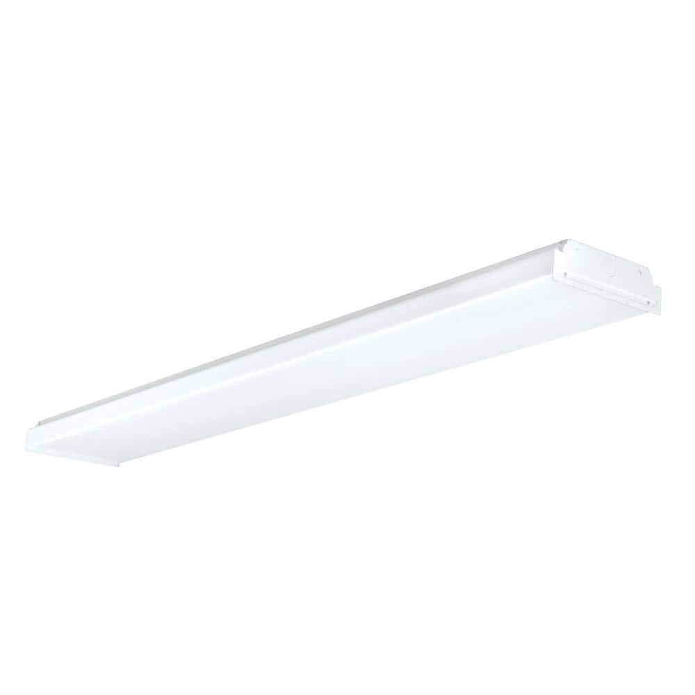AFX LED Wrap 48 in. 4-Light White LED Flush Mount - The Home Depot