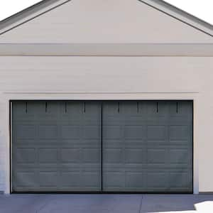 Fenestrelle Magnetic Screen Double Door - 72W x 82H. Black Trim. Fits  Doors Up to 70W x 80H. for French and Sliding Doors. Self Closing  Magnetic Seal. Heavy Duty Flame Resistant Fiberglass