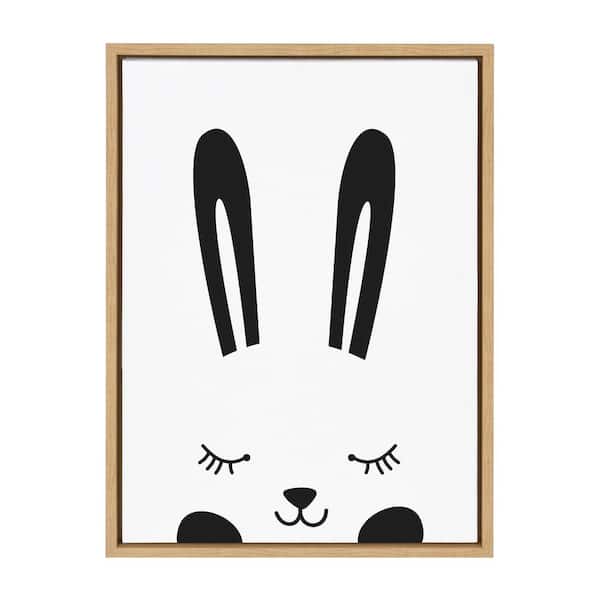 Kate and Laurel Sylvie 18 in. x 24 in. Contemporary Framed Canvas Wall Art