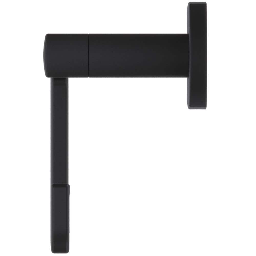 Deckard Matte Black Wall Mounted Towel Ring