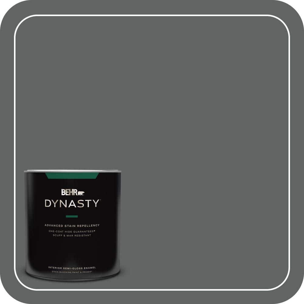 1 qt. #BXC-41 Charcoal Semi-Gloss Enamel Interior Stain-Blocking Paint and Primer price history on PriceWatchPro