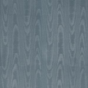 Angelina Denim Moire Vinyl Wallpaper