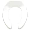 American Standard Commercial Elongated Open Front Toilet Seat Less ...