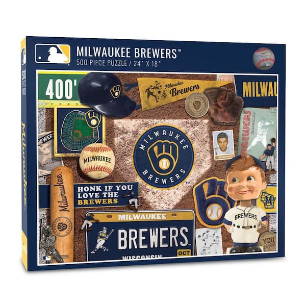 MLB Milwaukee Brewers Retro Series Puzzle (500-Pieces)