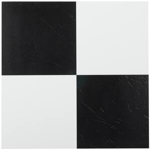 Peel and Stick - Black - Vinyl Tile Flooring - Vinyl Flooring - The ...