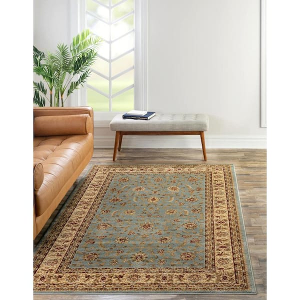 Voyage St. Louis Light Blue 4' 0 x 6' 0 Area Rug