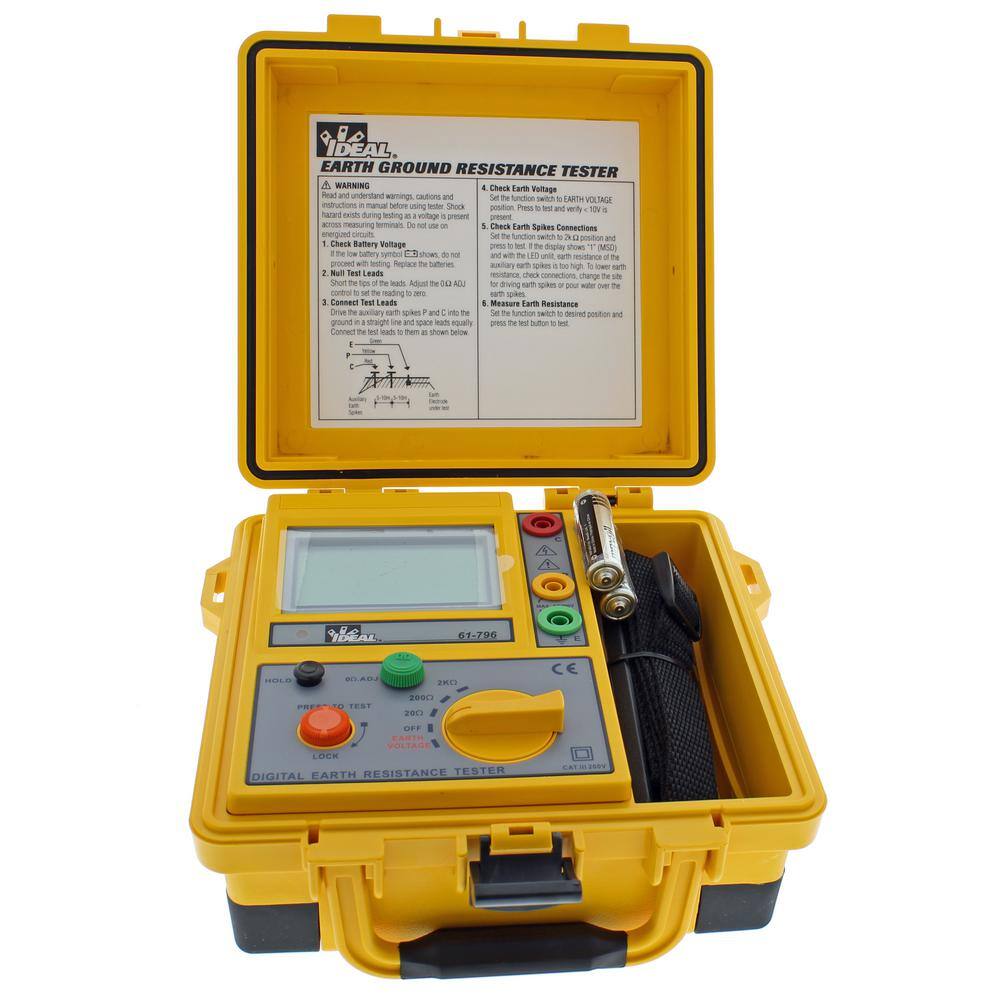 thumbnail image 2 of EMIKITS Grounding Continuity Tester With 15ft Cord – Earthing Outlet Tester 2 of 4