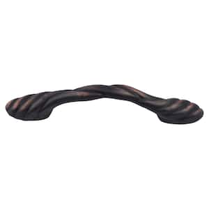Milan 3 in. To 3-3/4 in. Center-to-Center Oil Rubbed Bronze Braided Arch Cabinet Pull (10-Pack)