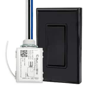 RunLessWire Battery-Free Wireless Light Switch Kit, Single Pole: 1 ...