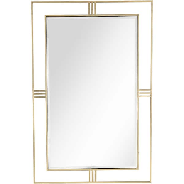Camden Isle Daria 32 in. H x 48 in. W Casual Rectangle Framed Floating Accent Mirror