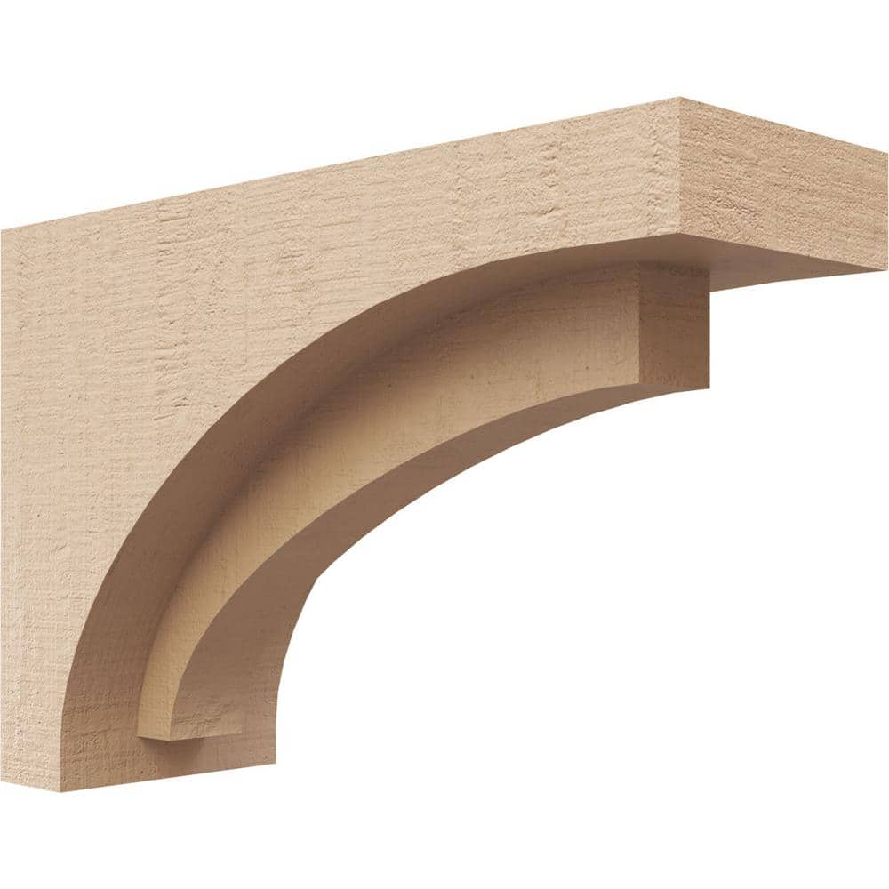 3 in. x 6 in. x 9 in. Classic Rivera Rough Cedar Woodgrain TimberThane Corbel, Primed Tan price history on PriceWatchPro