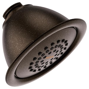 Core 1-Spray Patterns with 1.75 GPM 3.75 in. Wall Mount Fixed Shower Head in Oil Rubbed Bronze
