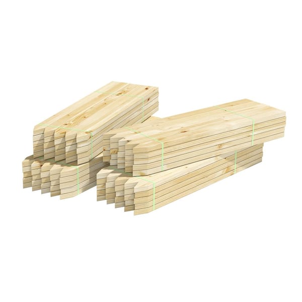 Greenes Fence 24 in. Cedar Wood Garden Stake (128-Pack)