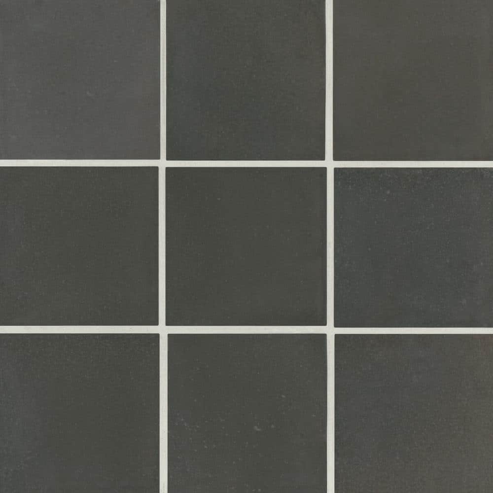 Sample-Celine 4 in. x 5 in. Matte Black Porcelain Floor and Wall Subway Tile price history on PriceWatchPro