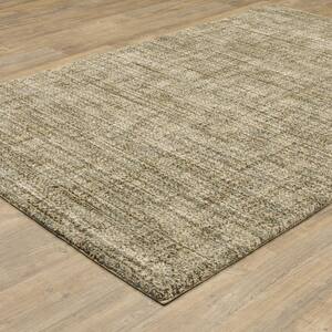 Asbury Beige/Brown 4 ft. x 6 ft. Distressed Abstract Polypropylene Indoor Area Rug