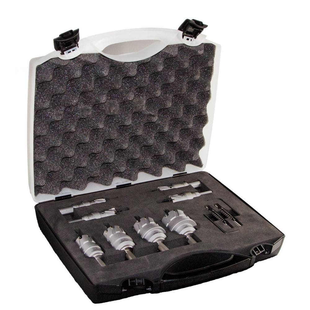 Carbide Tipped Hole Cutter Set with 1 in. Depth of Cut (8-Pieces) price history on PriceWatchPro