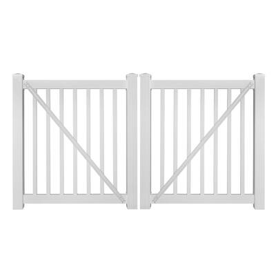 Weatherables Vinyl Fence Gates Vinyl Fencing The Home Depot Weatherables Vinyl Fence Gates Vinyl Fencing The Home Depot