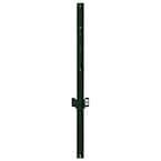 1-1/4 in. x 3/4 in. x 3 ft. 14-Gauge Green Steel U-Fence Post with Anchor Plate