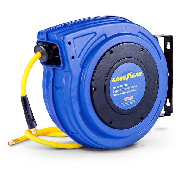 3/8 in. x 65 ft. Polypropylene Air Hose Reel Hybrid Polymer Hose