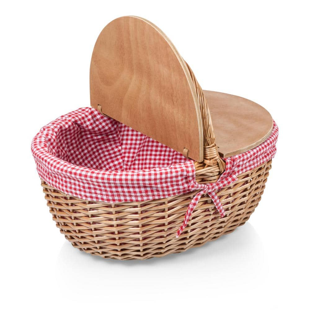 Picnic Time Country Red Picnic Basket