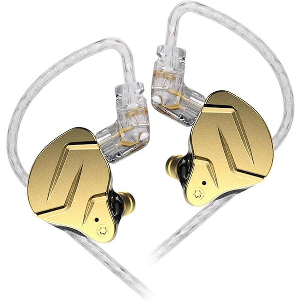 Gaming Earbuds, KZ in Ears Monitor Headphones, HIFI Iem with Hybrid Dual Driver 1BB 1DD High Fidelity