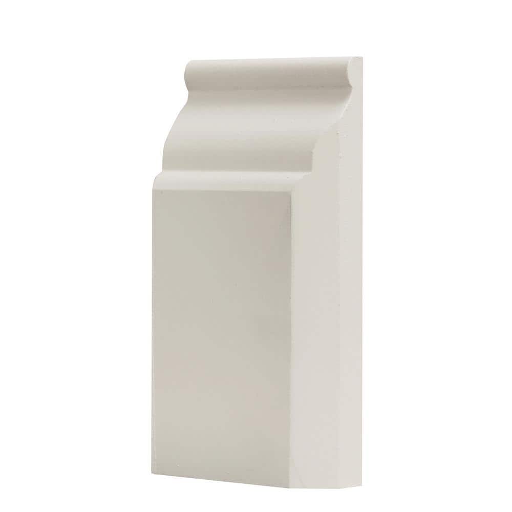 Primed Radiata Pine Traditional Baseboard Moulding Block