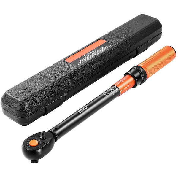 Click Torque Wrench, 1/2 in. Drive, 10-170 lbf-ft. /13.6-230.5 N. m, Dual-direction Torque Wrench with Dual Range Scales