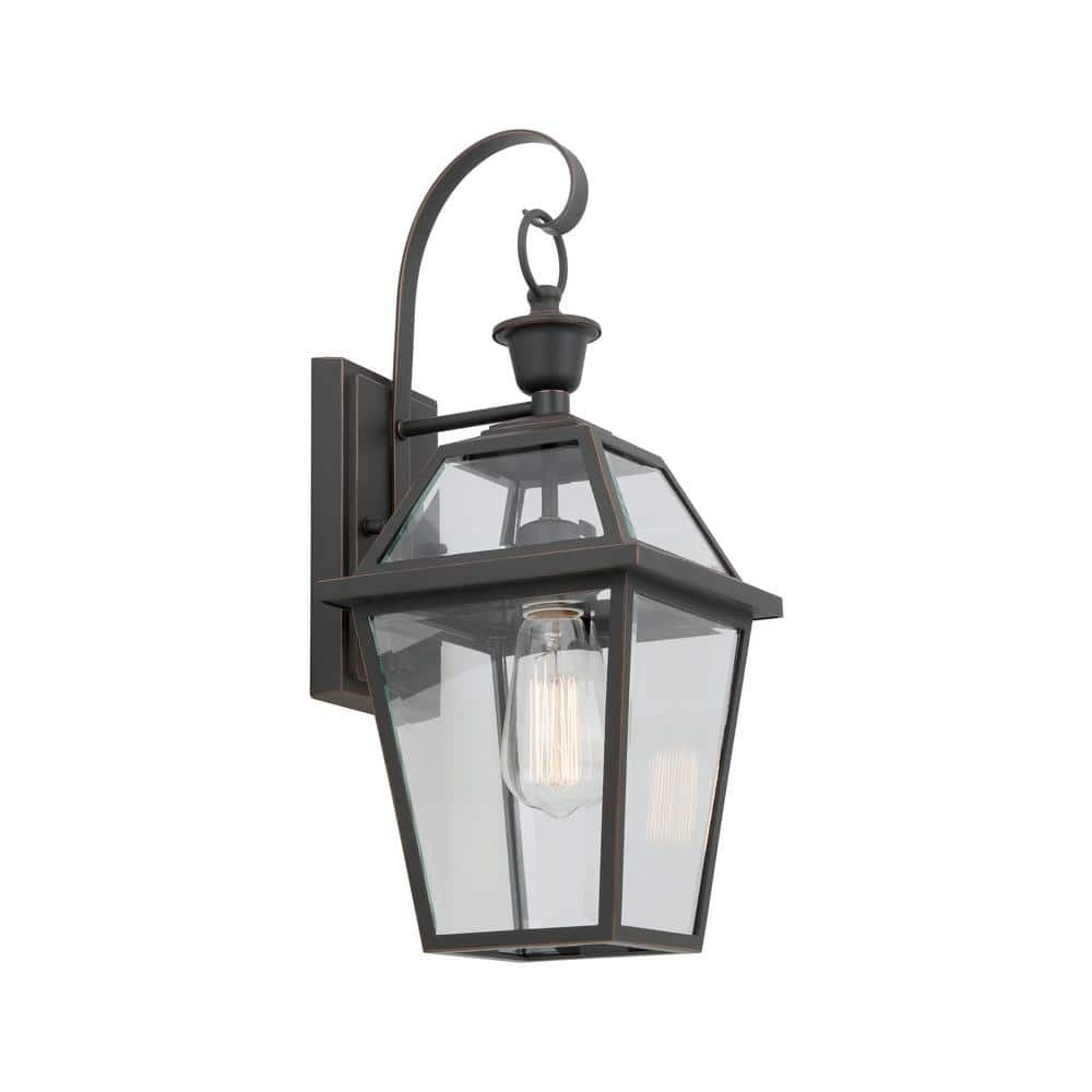 Luminosa Glenneyre 7-3/4''W Exterior Wall Lantern ORB Finish Clear ...