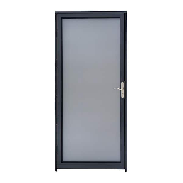 Grisham Full View 32 in. x 80 in. Black Storm Door 31011 - The Home Depot