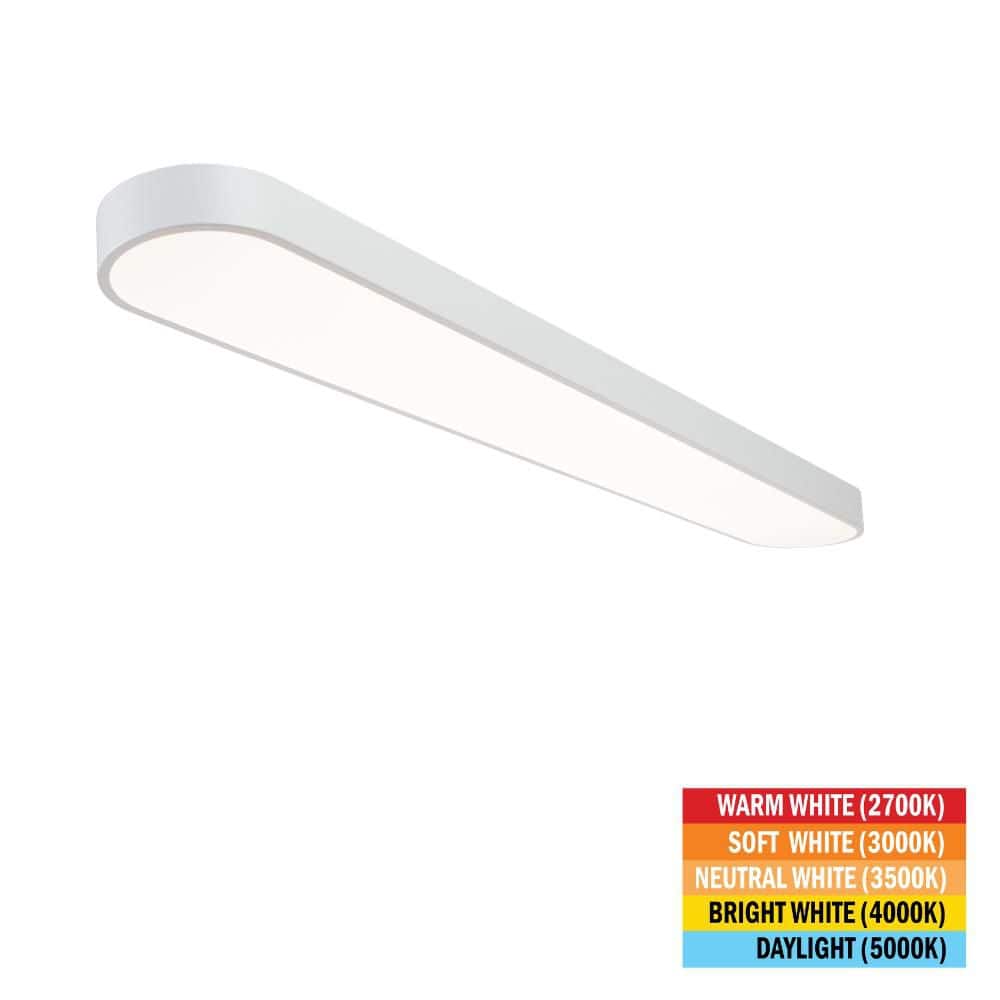 4 ft. x 6 in. 40-Watt LED White Shop Light, 2800 Lumens, Selectable CCT, Dimmable (1-Pack) price history on PriceWatchPro