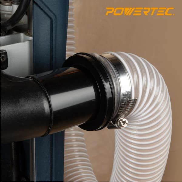 2-1/4 in. x 2-1/2 in. Screw End Quick Coupler - Left-Hand Threaded Adapter for Dust Collection Systems