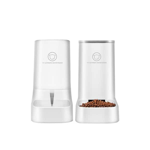 Wellco Smart Pet Automatic Feeder for Cats and Dogs, White