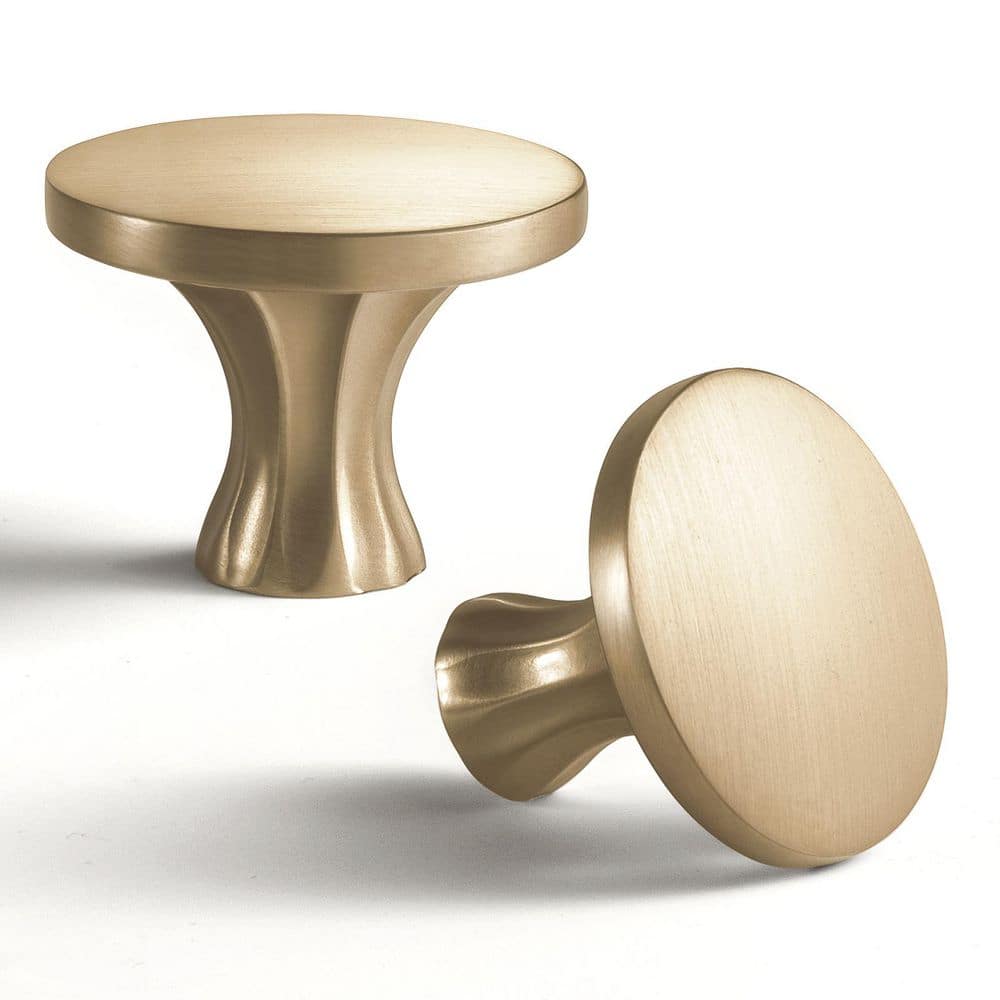 12-Pack 1-3/8 in. (35mm) Textured Traditional Glam Champagne Bronze Round Zinc Alloy Cabinet Knobs price history on PriceWatchPro