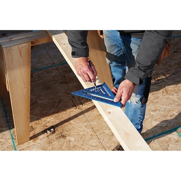 Empire - 7 in. Laser Etched Aluminum Rafter Square