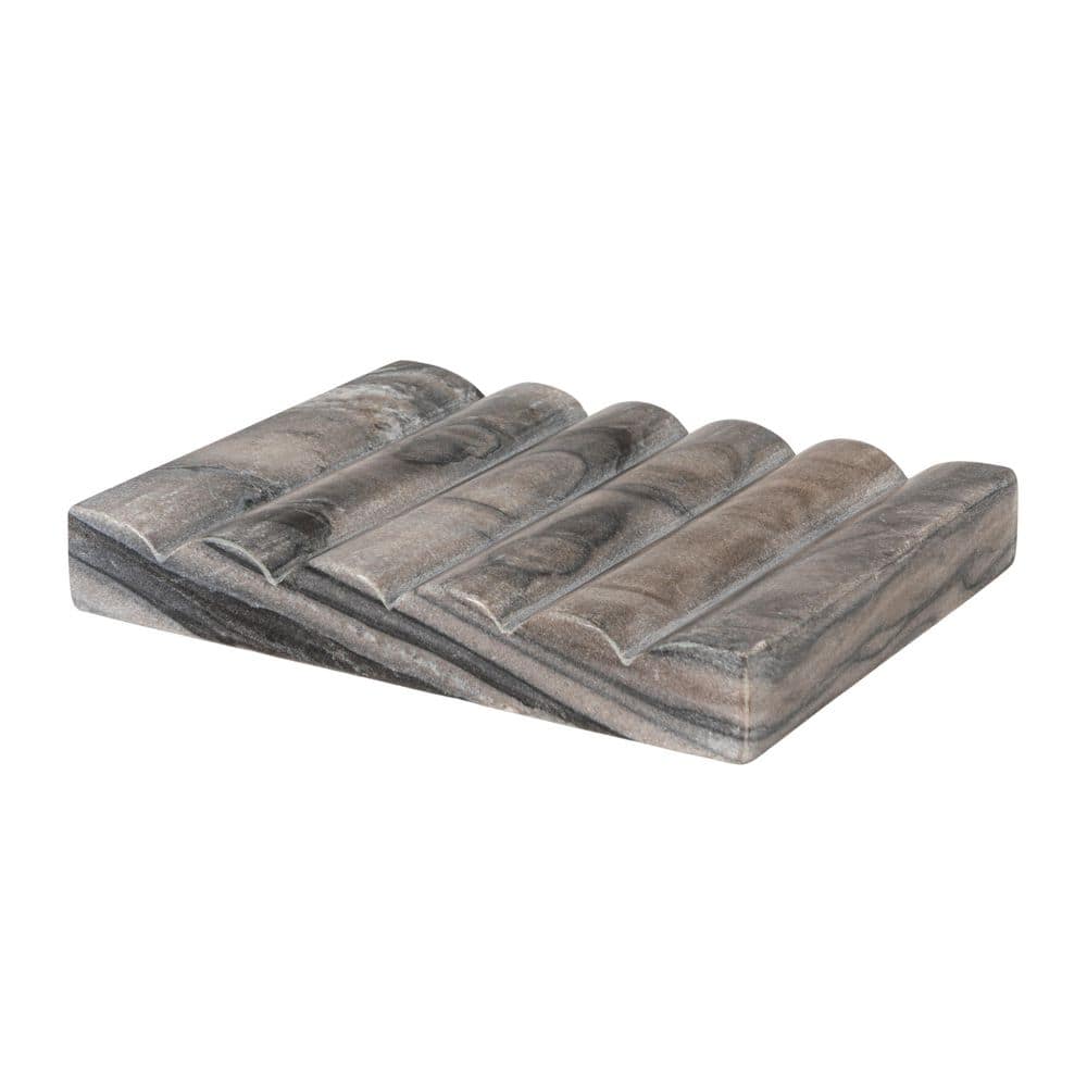 Pietra Freestanding Hand-carved Marble Soap Dish in Gray price history on PriceWatchPro
