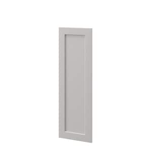 Shaker Full Overlay 11.56 in. W x 35.5 in. H Decorative Door Wall End Panel in Stone Gray