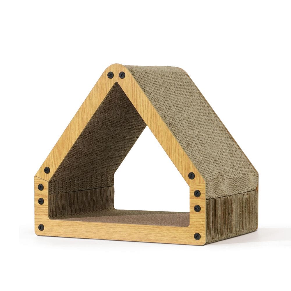 Reversible Cat Cardboard Scratcher Lounger, Scratch Pad for Indoor Cats, Brown price history on PriceWatchPro