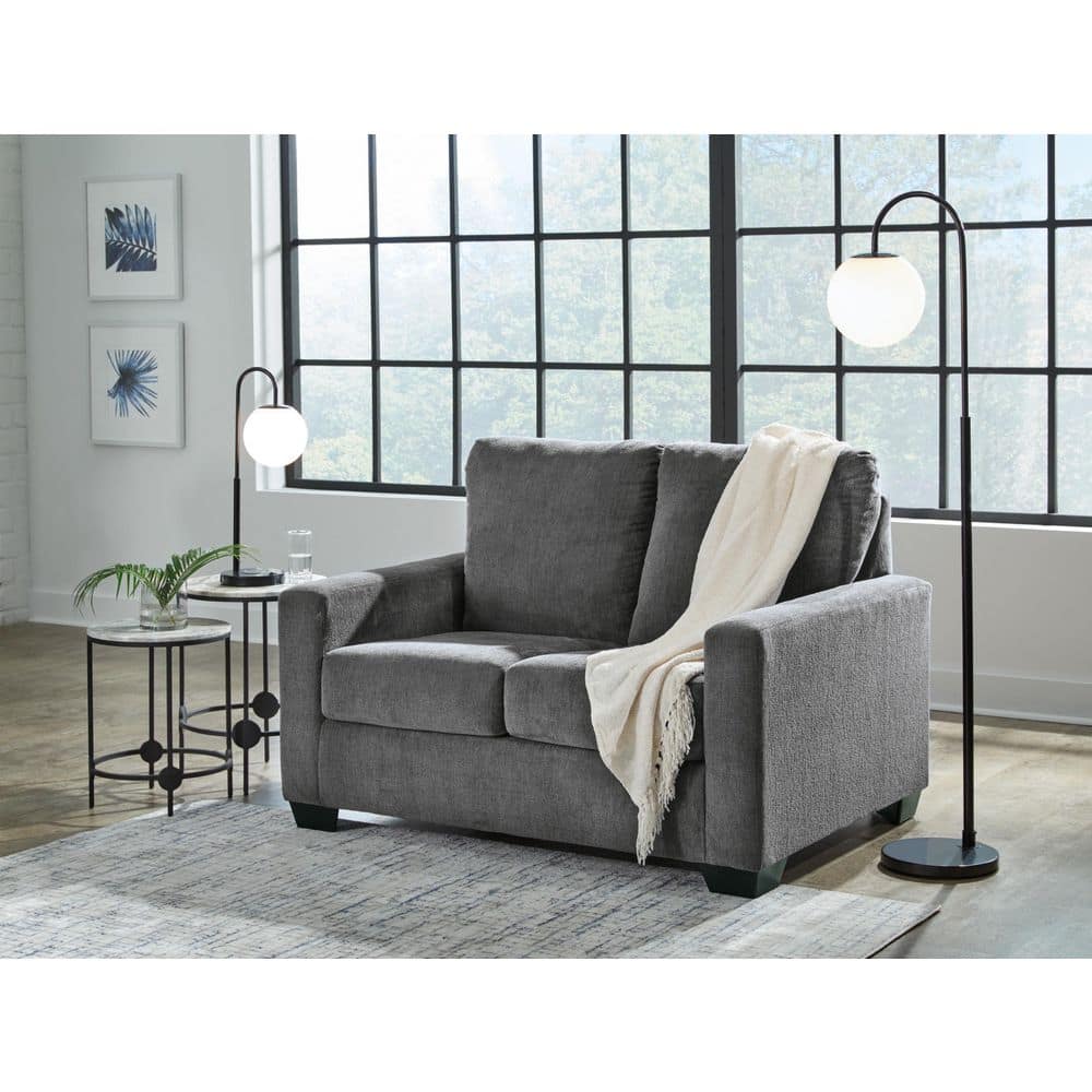 Rannis 54 in Gray Polyester Twin Size Sofa Bed price history on PriceWatchPro