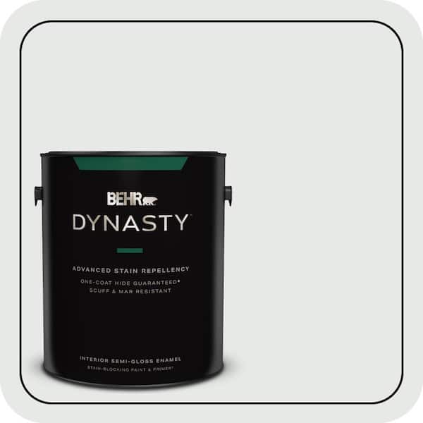 1 gal. #PWN-44 Bay Breeze Semi-Gloss Enamel Interior Stain-Blocking Paint & Primer