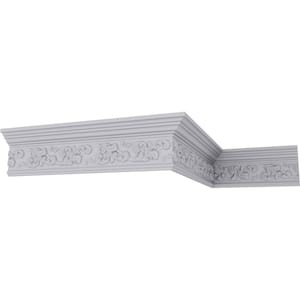SAMPLE - 2-1/4 in. x 12 in. x 5-1/2 in. Polyurethane Richmond Crown Moulding